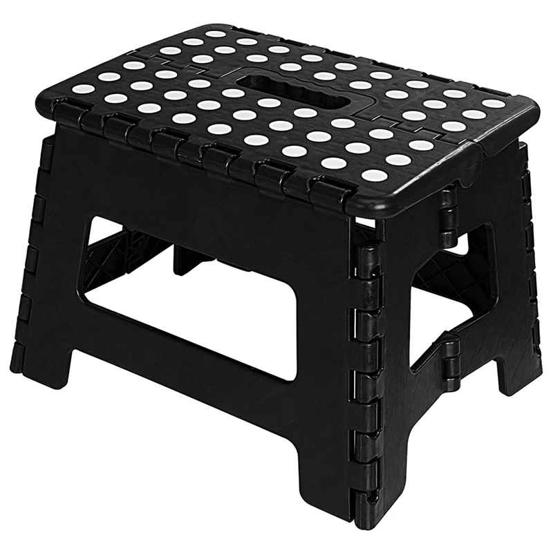 

Folding Step Stool - The Lightweight Step Stool Is Sturdy Enough To Support Adults And Safe Enough For Kids, Kitchen