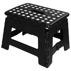 Folding Step Stool - The Lightweight Step Stool Is Sturdy Enough To Support Adults And Safe Enough For Kids, Kitchen