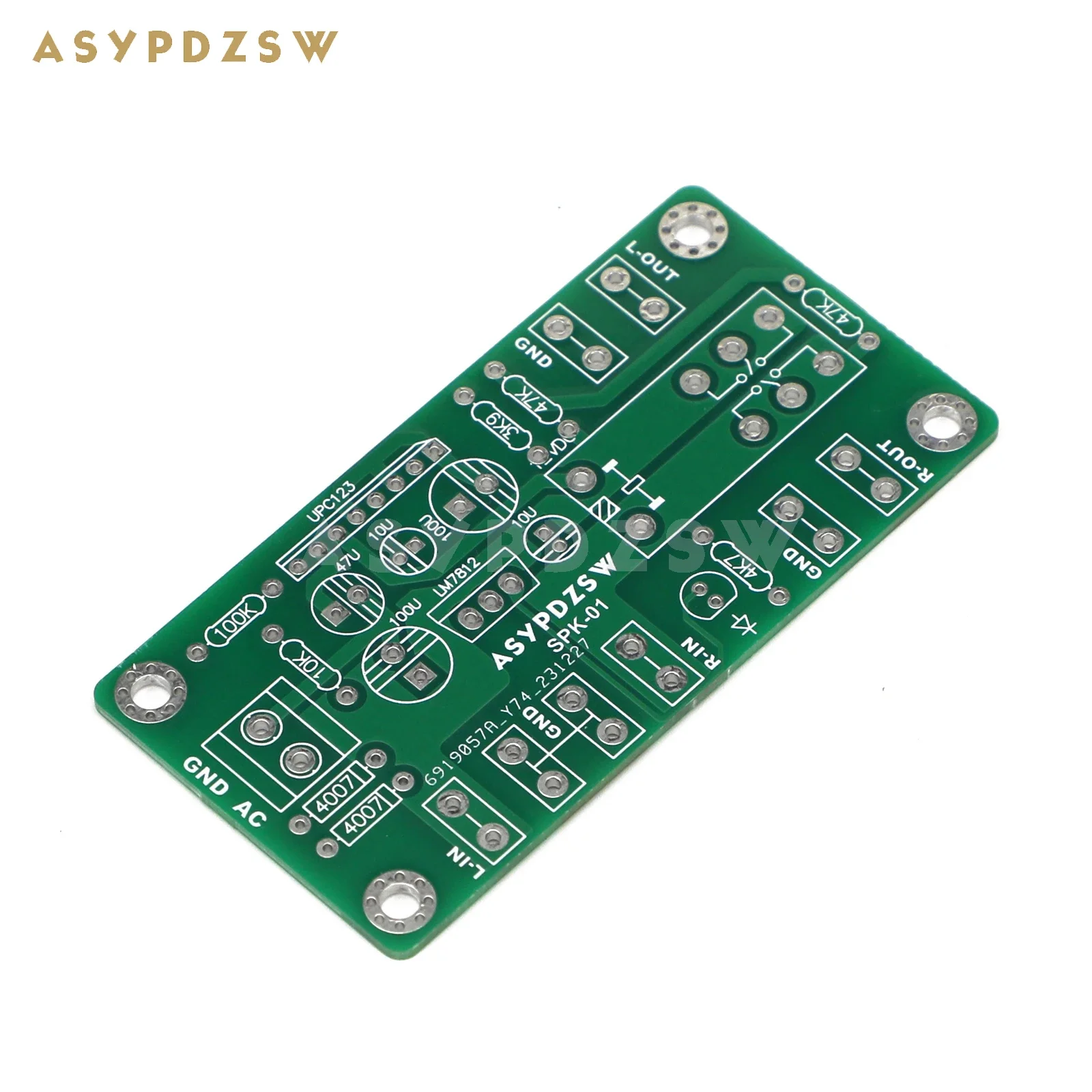 5 PCS ASYPDZSW SPK-01 MINI Stereo Amplifier speaker protection Bare PCB (Can be AC or DC 12V IN)