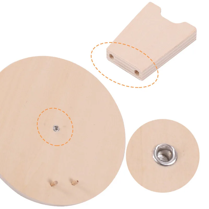 1PCS 나무 시계 어린이 교육 장난감 시간 분 인식 다채로운 시계 장난감 어린이 조기 유치원 교육 보조