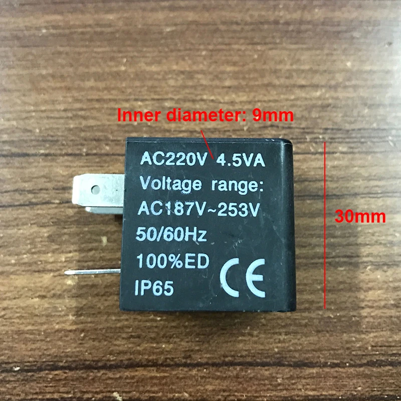 

AirTAC Solenoid Valve Coil AC220V CDA092A DC24V CDA092B AC24V CDA092E Inner Diameter 9mm