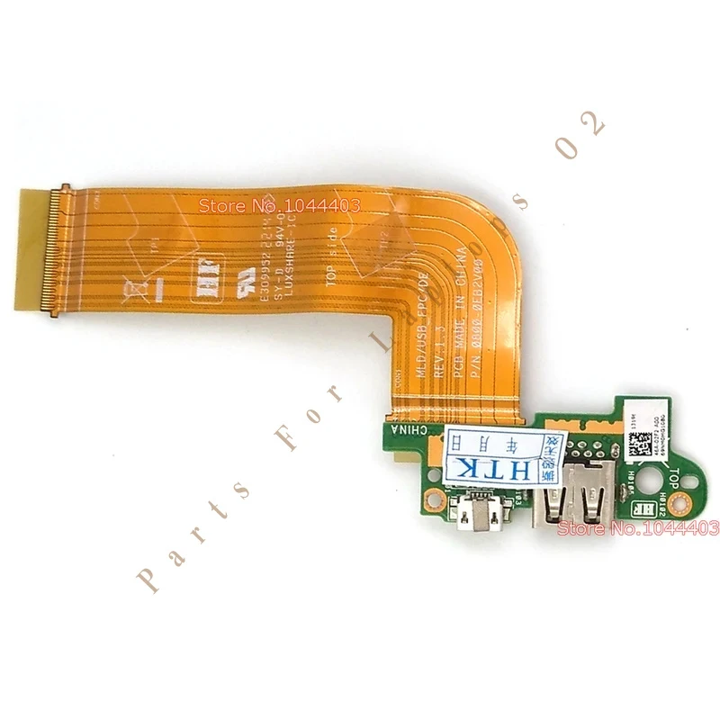 P Original New For Dell VENUE 11 PRO T06G 5130 Tablet Charge Port PCB USB Board MLD-DB-USB Test OK