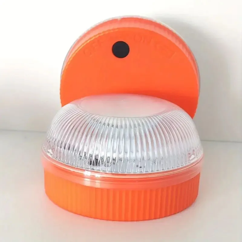 1/2/3pc Magnetic Flashing Car Emergency Lamp Safety Alert Light Need AAA Battery Power for Outdoor Camping Road Safety Light