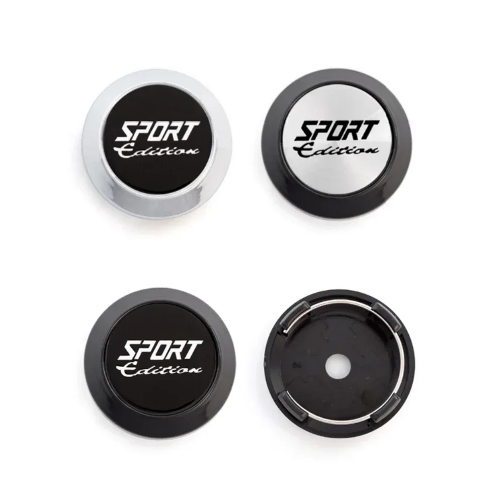 

4pcs 68mm 69mm Car Wheel Center Caps With 45mm Stickers SPORT EDITION Emblem Logo Rim Hub Cover Badge Styling Auto Accessories