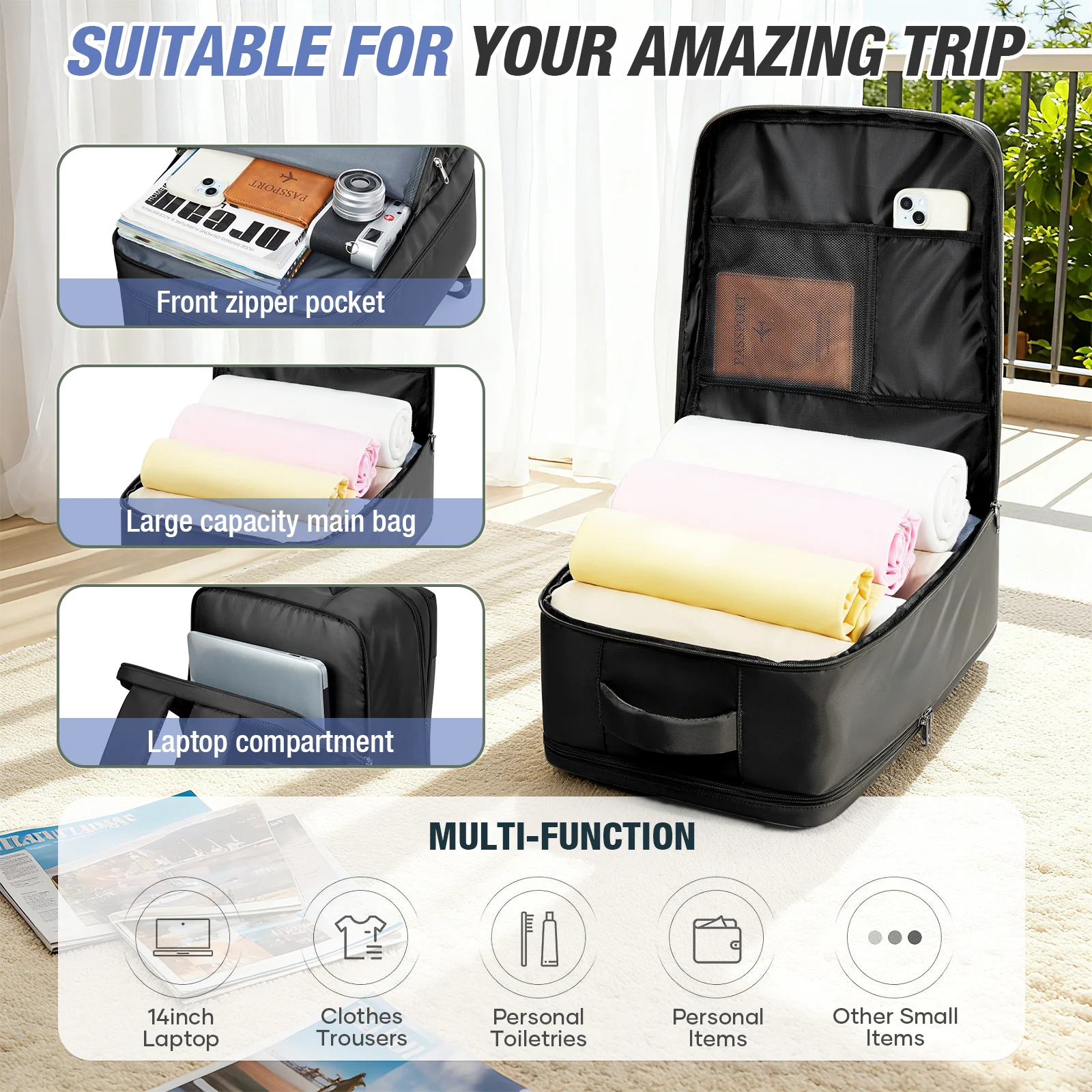 Vacuum Storage Bag, Ryanair Cabin Bag 40x30x20 Travel Backpack, Wizzair Hand Luggage Backpack Men Laptop Bag College Backpack