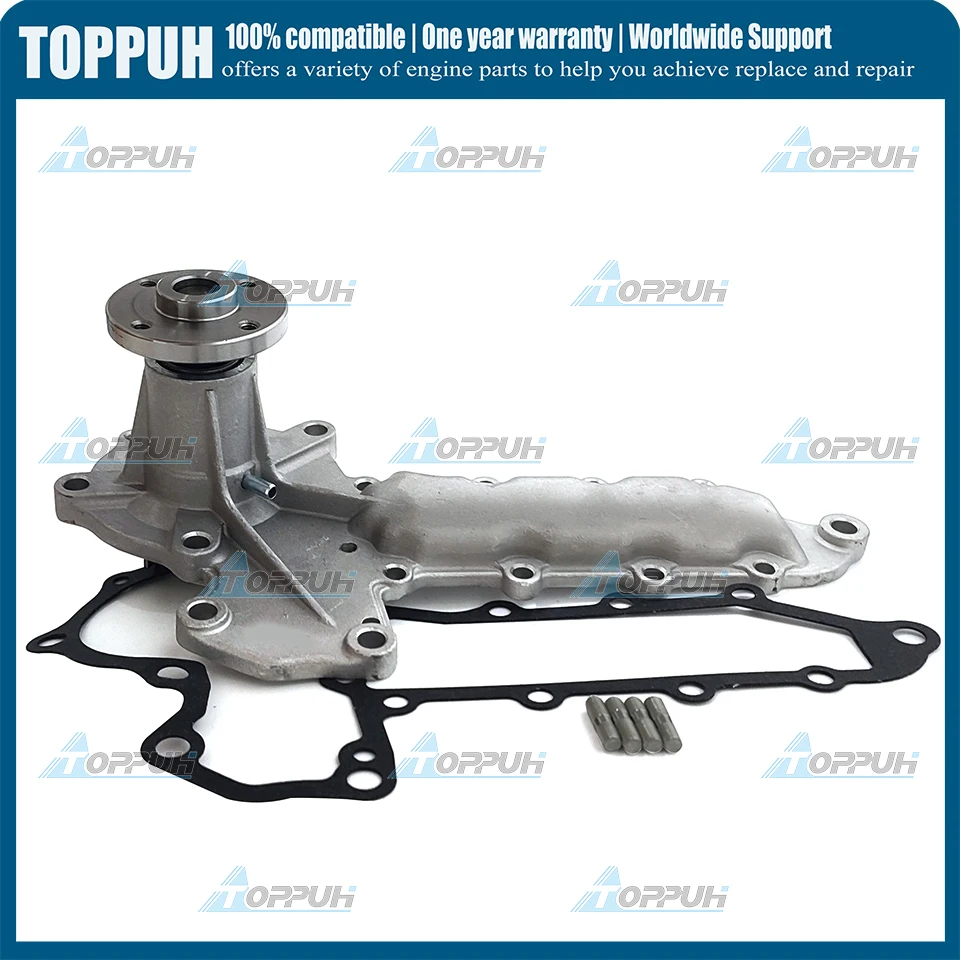 New 15521-73030 Water Pump for Kubota D1102, D1302, D1402, V1502, V1702, V1902, V2203