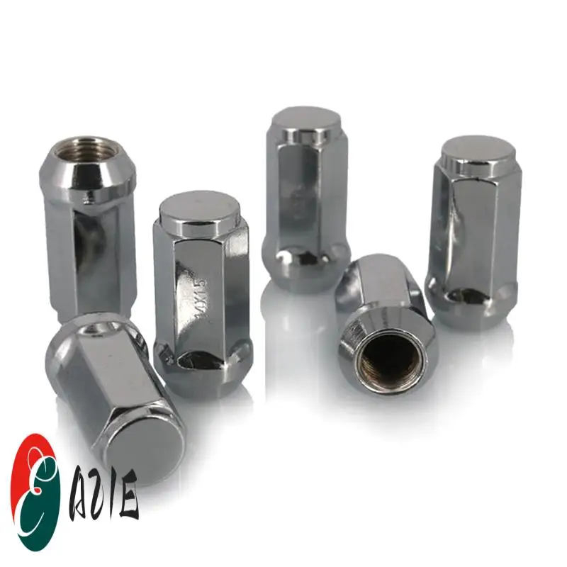 

24Pcs Car Lug Nuts M14X1.5 Thread Cone Seat Car Wheel Nuts Parts Accessories For Ford Silverado GMC 1999-2019