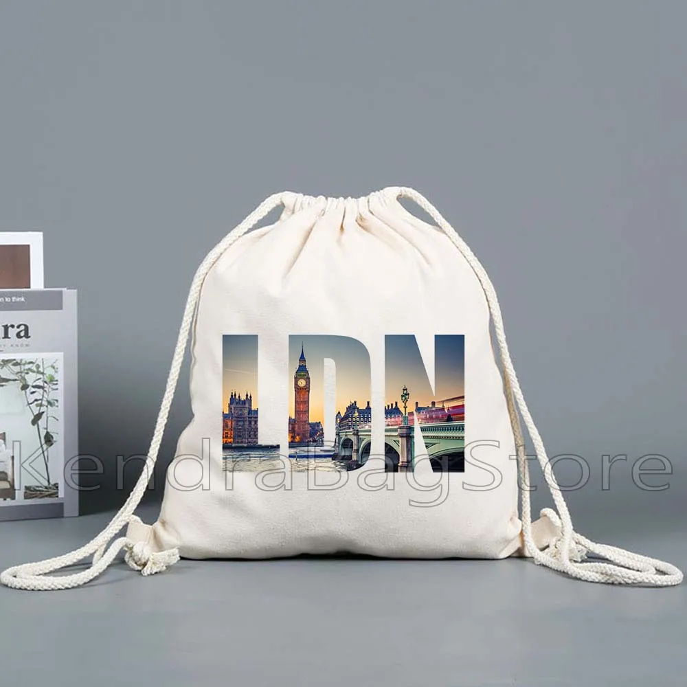 Vereinigtes Königreich, London, England, Flagge, Karte, Retro-Bus, Big Ben, Brücke, Telefonzelle, Reise, Kordelzug, Taschen, Fußball-Rucksack, Fitnessstudio