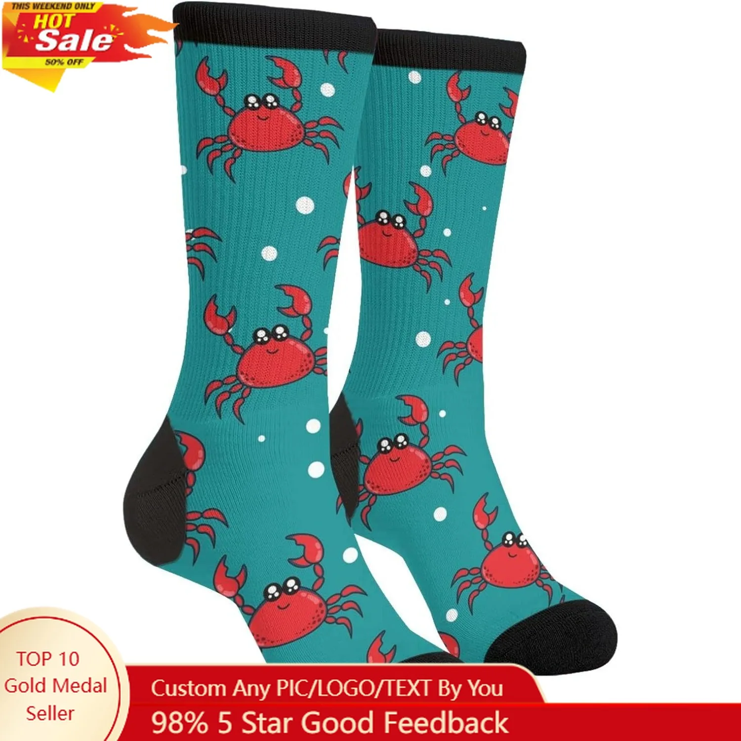 

Casual Funny Funky Novelty Socks For Men Women