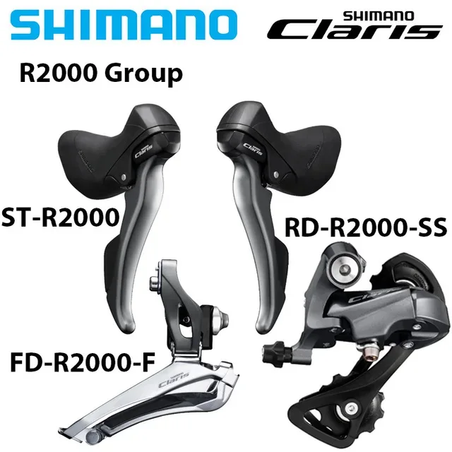 SHIMANO CLARIS R2000 2x8 Speed Road Bike Groupset 8S RD-R2000 SS