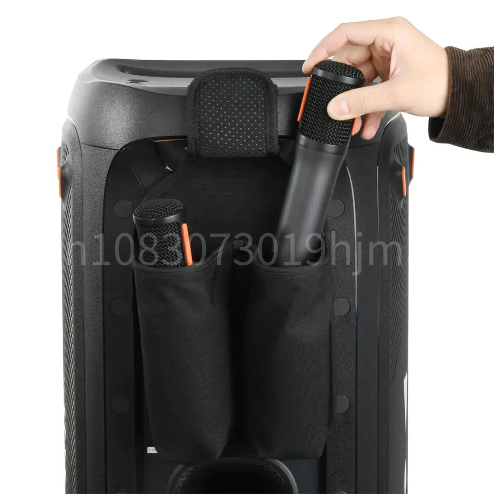 Soporte de almacenamiento para colgar micrófono, Estuche de transporte, organizador de micrófono para JBL PartyBox, accesorios para micrófono inalámbrico