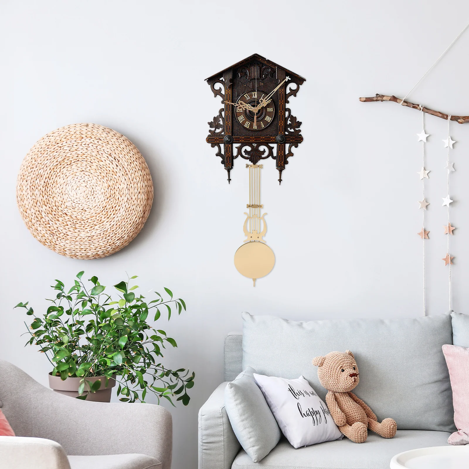 

Vintage Metal Pendulum for Grandfather Mantel Floor Clocks Classic Color Material Home Hotel Decorative Accessory