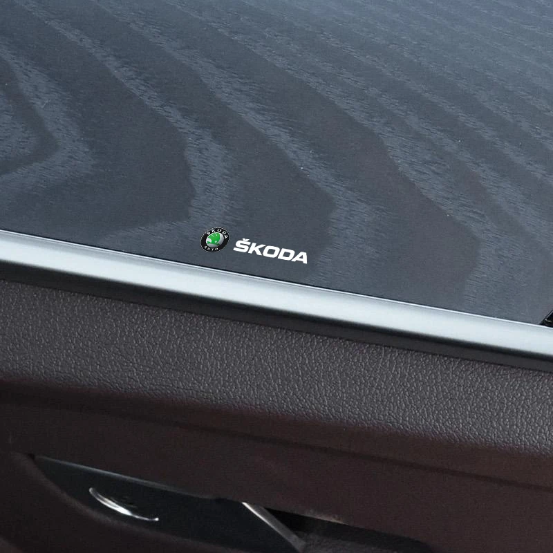 Window lift sticker center control sticker can be applied randomly For Skoda Octavia Fabia Kamiq Kapoq Kodiaq Rapid SCALA Superb