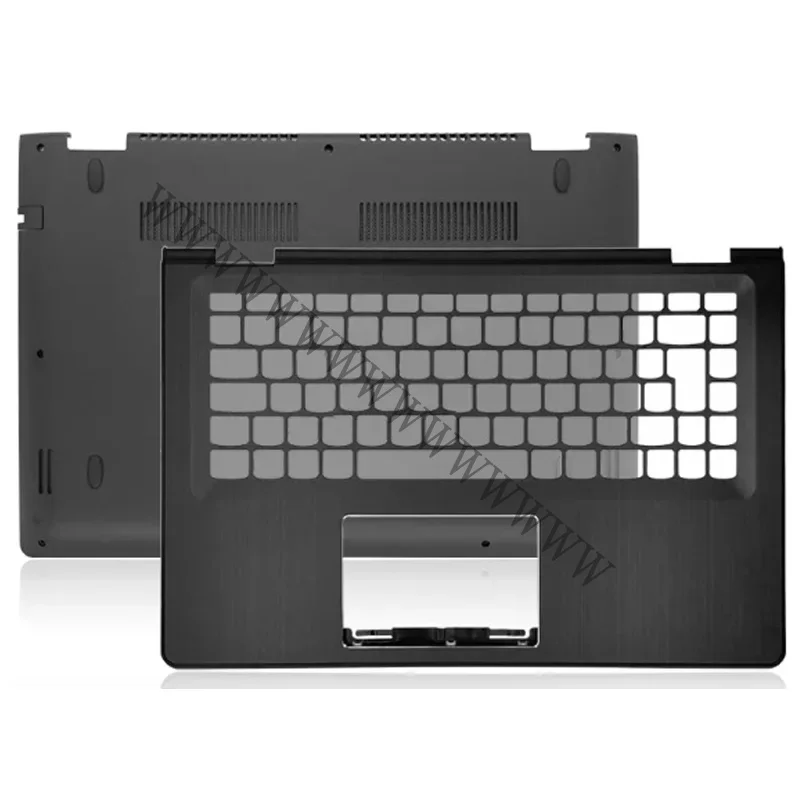 Hdhnew para lenovo yoga 500-14 500-14ibd flex 3 14 flex 3-1470 1435 1475 apoio para as mãos caso superior c capa/caixa inferior preto cd escudo