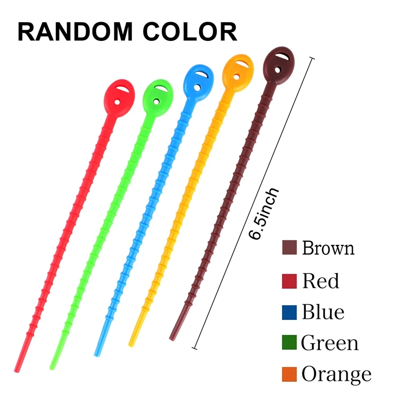 Силиконовые кабельные стяжки, прочные стяжки на молнии, зажимы для уплотнения сумок, кабельные стяжки, стяжки для хлеба, резиновые стяжки для дома и офиса