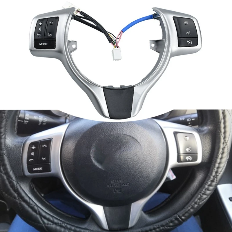 Car Multi-Function Steering Wheel Cruise Control Buttons Switch 84250-0D020 For Toyota Vitz / Yaris