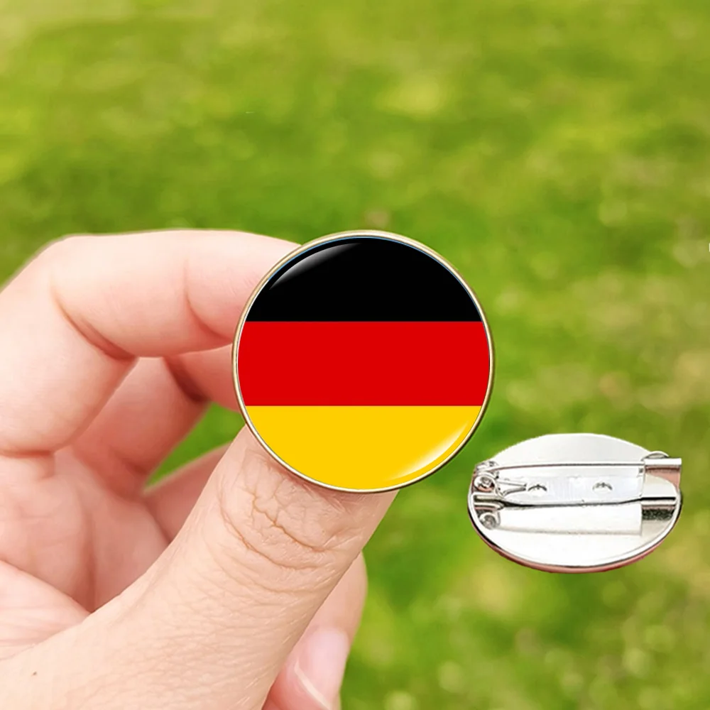 Hot Sale National Flag Brooch Chile Germany Singapore Romania England Korea Colombia Georgia Ireland Finland Bulgaria Lapel Pins