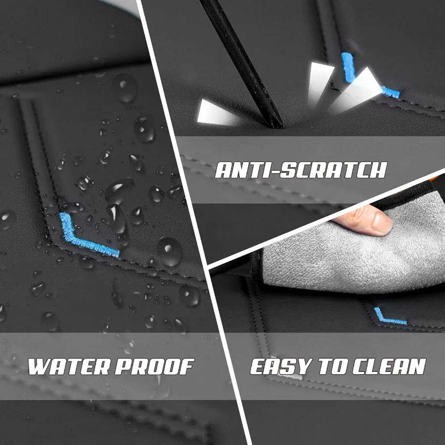أغطية مقاعد السيارة مناسبة لبورشه كايين eHybrid 20002025 أغطية مقاعد رياضية أنيقة مقاومة للماء ومقاومة للاهتراء من جلد نابا الفاخر