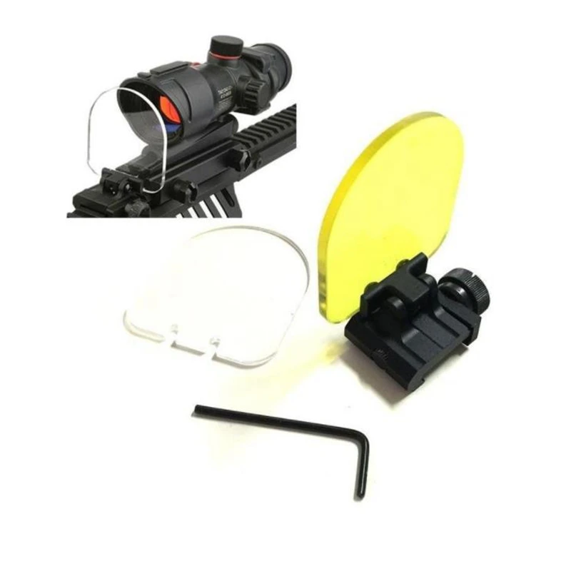 

New Goggle Protection Rifle Lens Protection Scope Outdoor Tactical Shovel Hologram Eye Protection Accessories