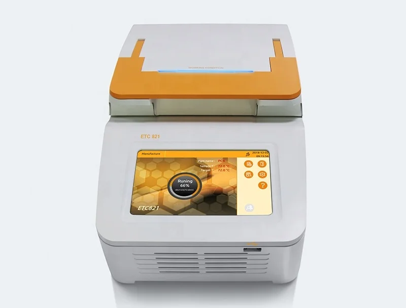 THR-ETC821 Laboratorio Ciclatore Termico Portatile RT DNA Test Macchina PCR in Tempo Reale