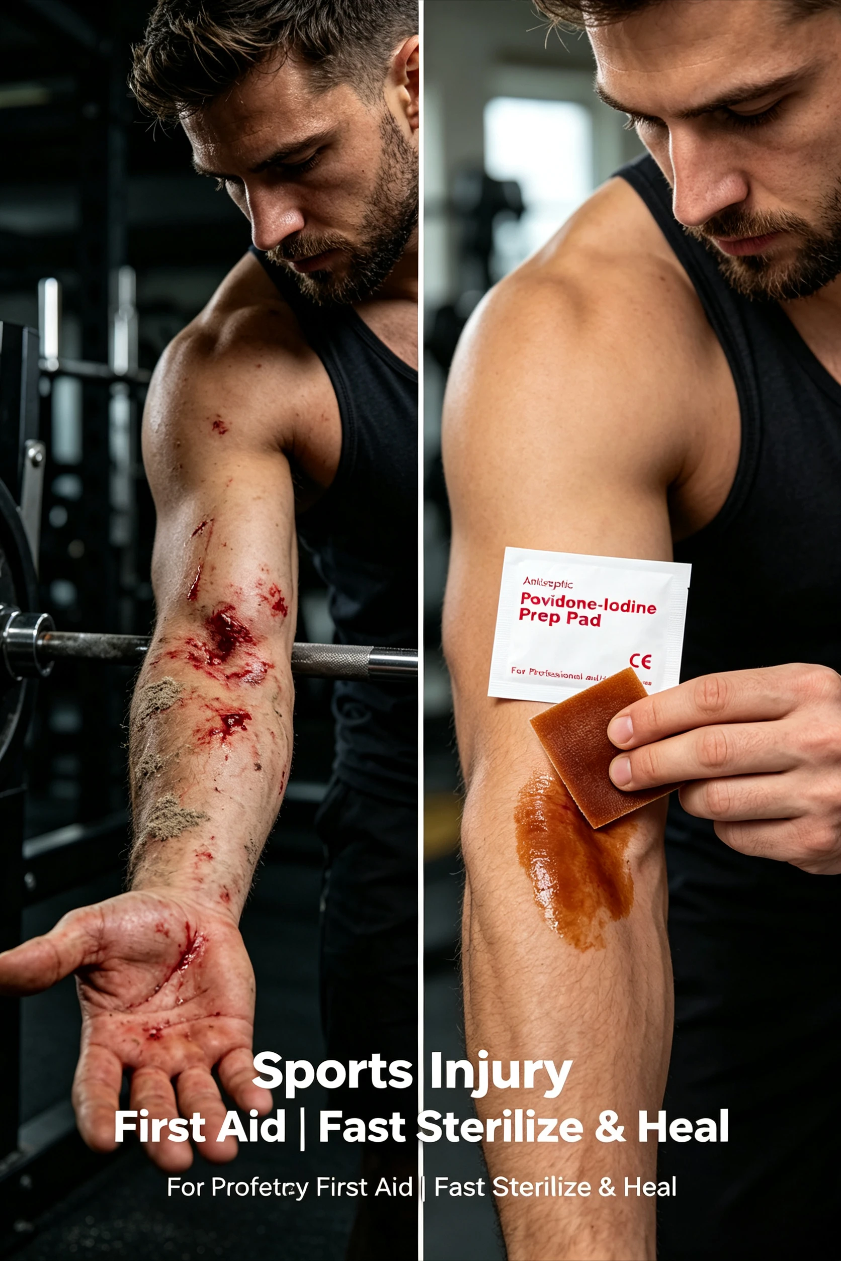 Essential Household Iodine Wipes; Specifically Used for Disinfecting Abrasions and Skin Scrapes. Convenient to Carry and Store.