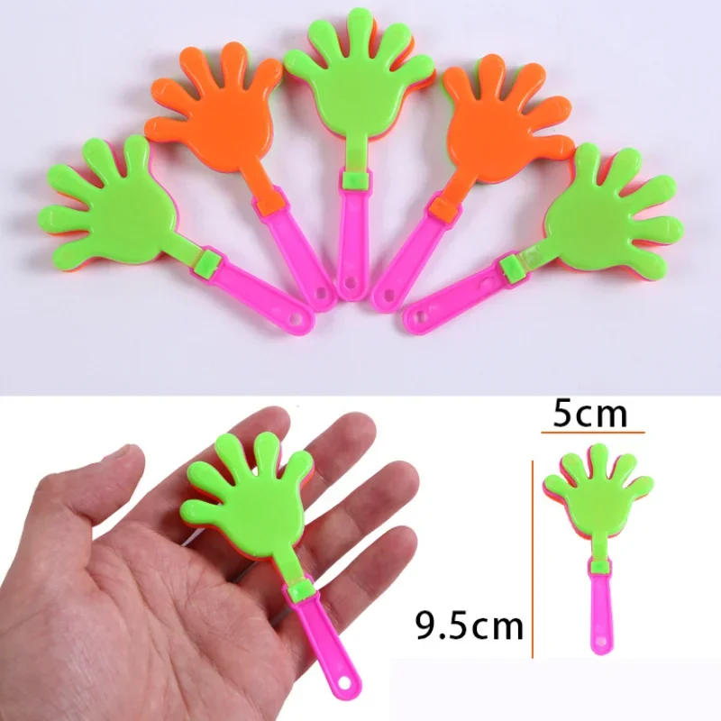 10Pcs Mini Hand Clapper Concert Party Cheering Props Children Clap Your Hands Toys For Kids Birthday Party Favors Pinata Fillers