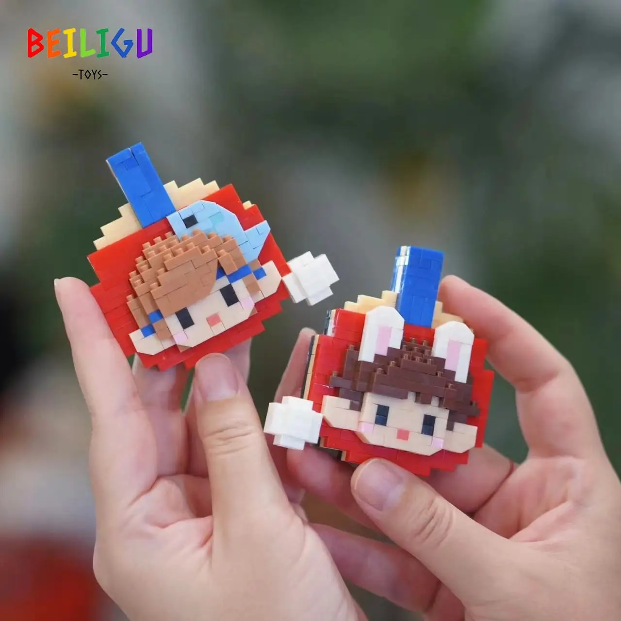 Ideas Cute Table Tennis Racket Mini Building Blocks Chinese Pingpong Member Mirco Bricks Toy for Children Fan Collection Gift