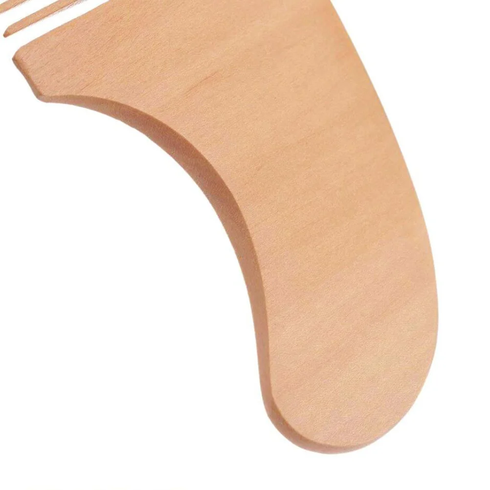 

2Pcs Baby Hair Comb Brush Set Durable Wooden Detangling Scalp Stimulating Bathing Brush for Baby Relaxation Wooden Comb