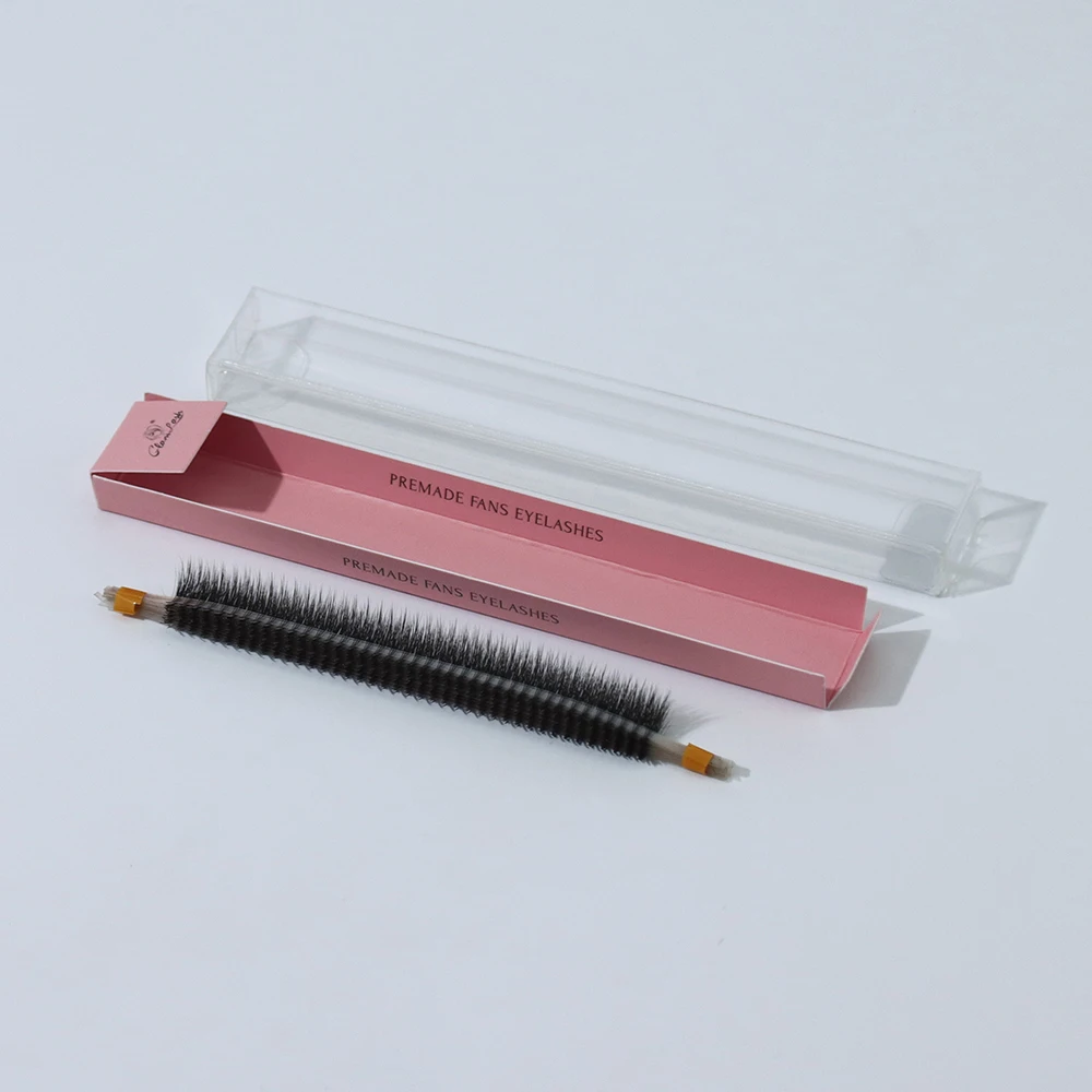 GLAMLASH Gotowe Kępki Rzęs Objętościowych do Przedłużania 600 Kępek Mega Bulk Naturalne Miękkie Rzęsy