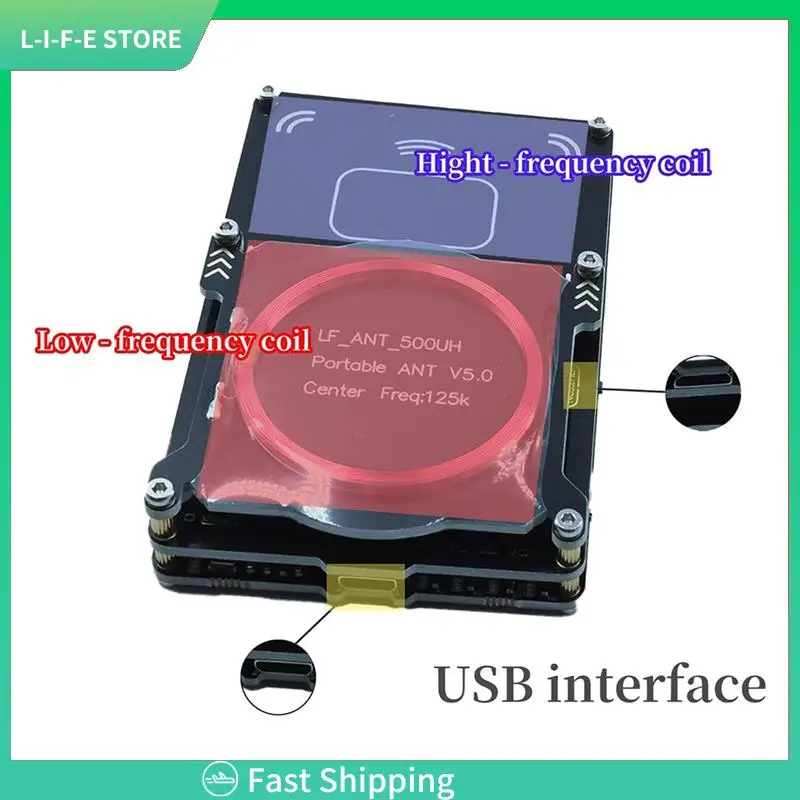 

Proxmark3 512M RFID Card Reader Burner Easy V5.0 RDV4 Memory IC ID Card Copier Duplicator Integrated Antenna Decryptor-AA98