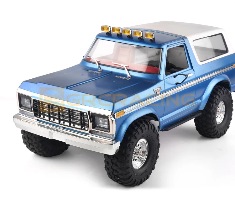 GRC Pro Version Spotlight RC Fernbedienung Modellauto mit galvanisiertem Reflektor Suchscheinwerfer 20 mm rechteckiger Scheinwerfer G157UY – Detail 19