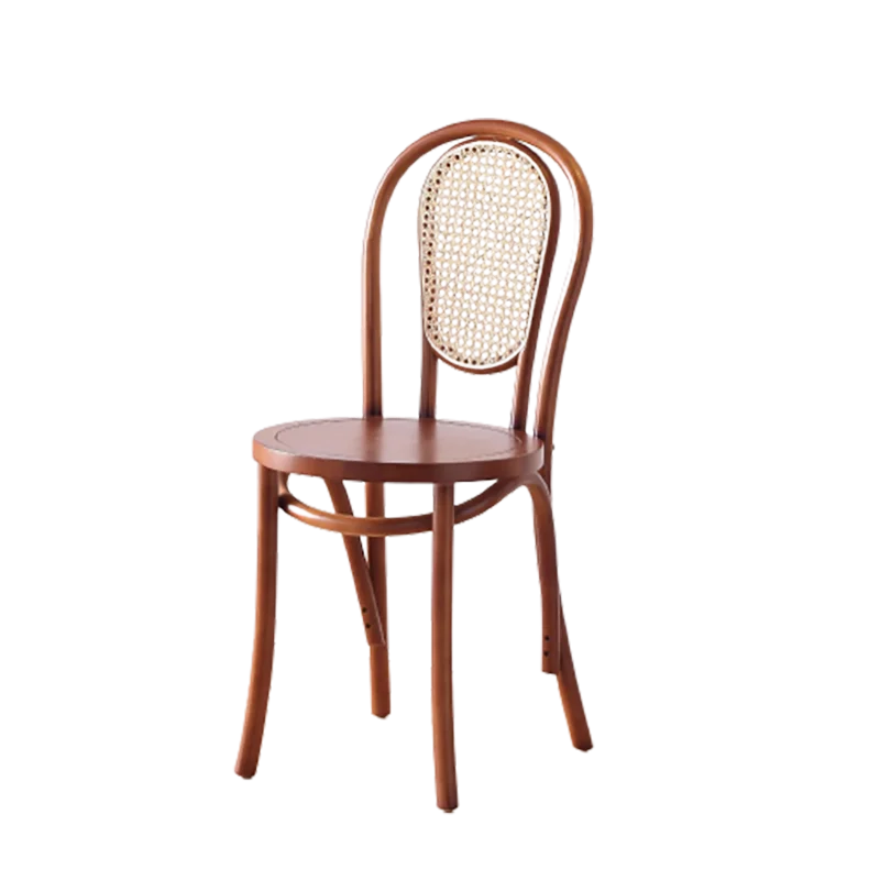 Modern Accent Dinning Chair Rattan Designer Relax Banquet Vanity Chair Retro Wedding Sillas De Comedor Salon Furniture CY50DC image 6