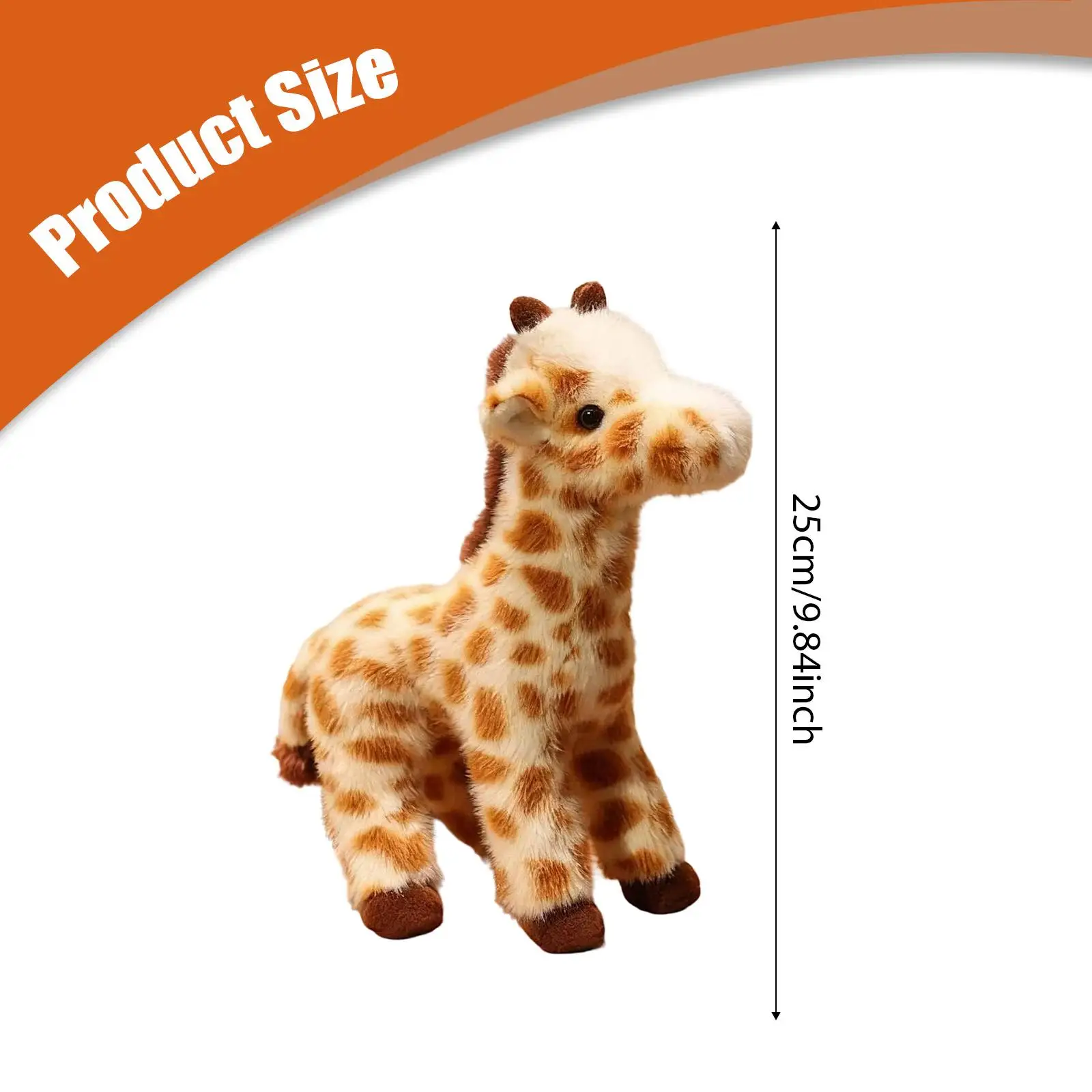 Giraffe Stuffed Animal Soft Toy Comfortable Premium Kids Realistic Zoo Animal