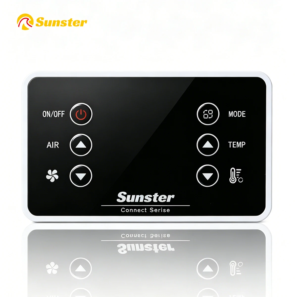 Contrôleur de climatiseur 12V 24V avec application Bluetooth et télécommande pour camping-car, caravane, camion, pièces de climatisation