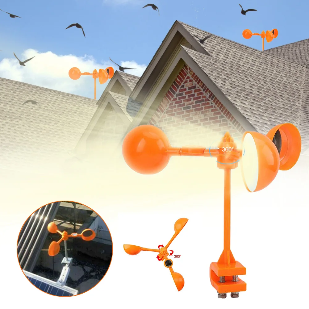 Wind Power 360 Degree Rotating Reflector Bird Repeller Bird Scarer Drive Away Bird Device Animal Crow Tools Garden Supplies