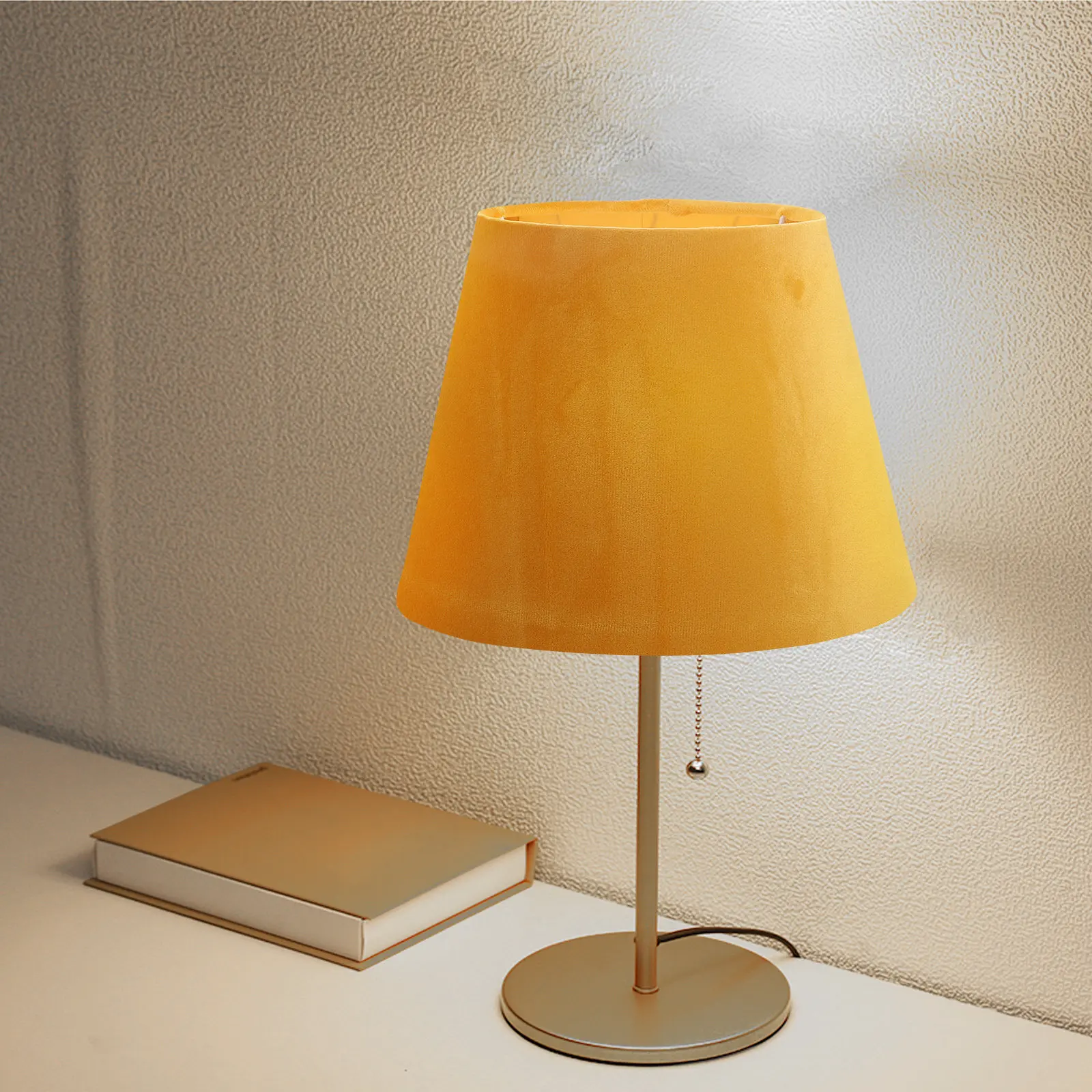 

1Pcs Golden Lampshade Stylish and Creative Cloth Light Cover for Bedroom Living Room Elegant Decorative Lamp Shade Gift