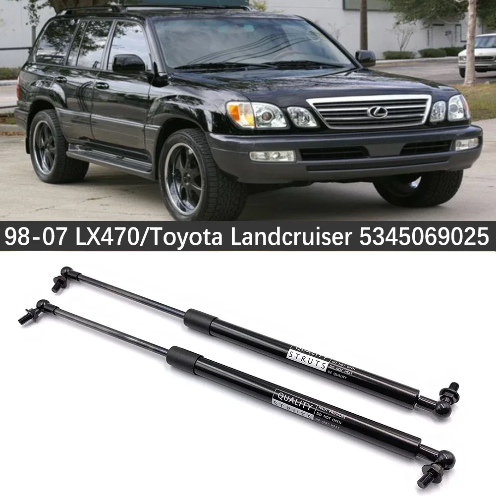 

2x Front Hood Lift Support Shocks for Lexus LX470 1998-2007 Toyota Landcruiser 5345069025 5344069025 5344069026