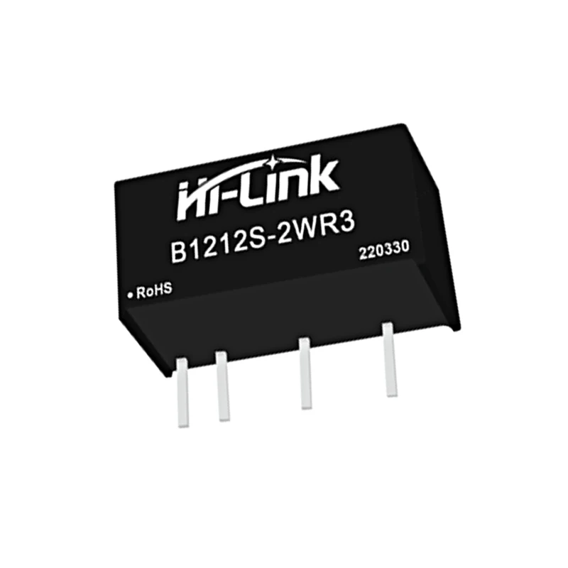 Imagem -05 - Hi- Link Módulo de Alimentação de Comutação Isolada Eficiência Doméstica Inteligente Conversor dc B1212s2wr3 20 Pcs 2w 12v 90