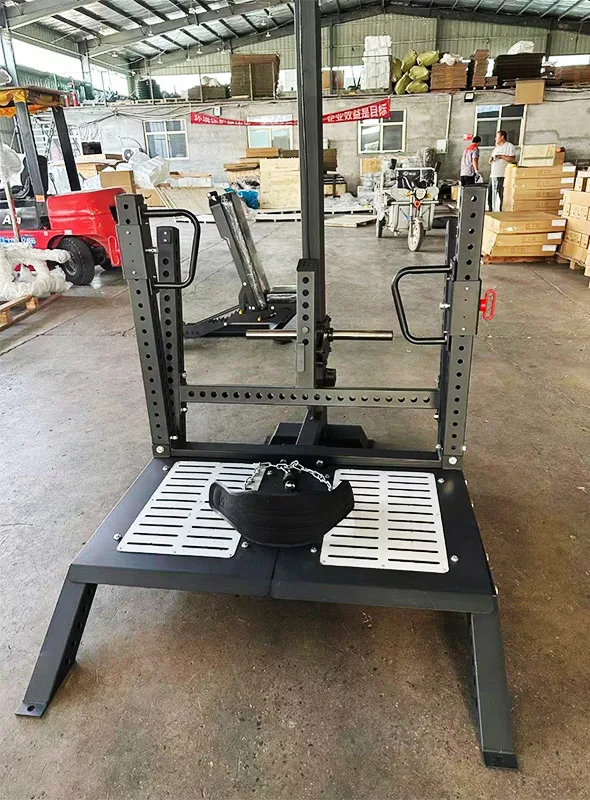 

Belt Squat Gym Equipment Rhinoceros Squat Leg Stretching Glute Hip Thrust Machine