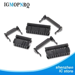 5PCS Double Row IDC Socket Connector FC-6/8/10/12/14/16/18/20/30/40/50/64 PIN Female Header 2.54MM Pitch