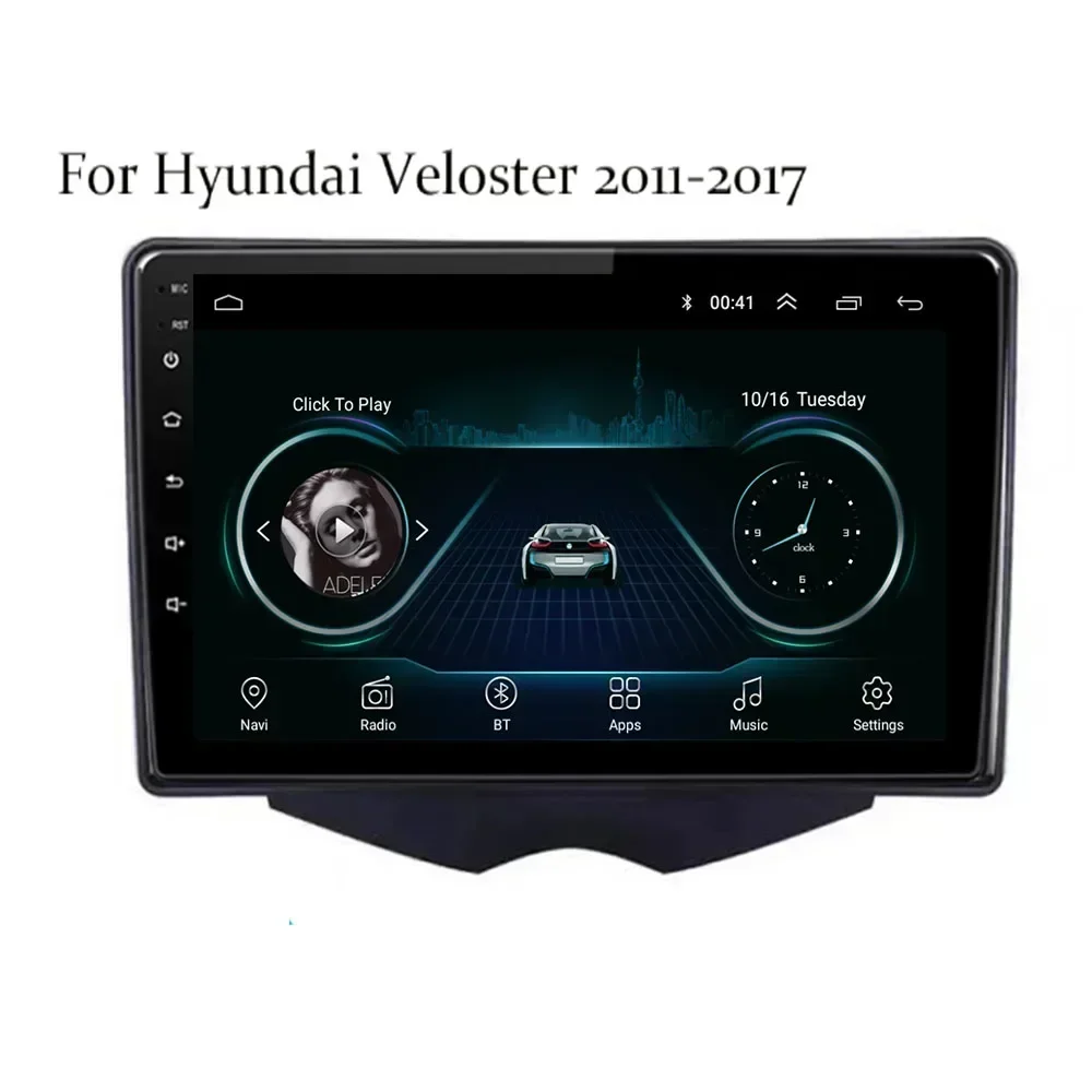 Android 13 Car Dvd For Hyundai Veloster FS 2011 2012 - 2050 Auto Radio Multimedia Player GPS Support 5G DSP RDS Carplay Camera