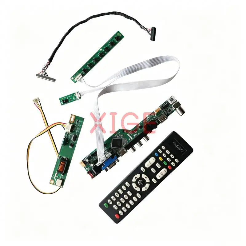 

For B150XG02 B150XG05 B150XG07 B150XG01 Matrix Controller Drive Board DIY Kit 1CCFL 1024x768 HDMI+VGA+AV+USB 1024*768 LVDS-30Pin