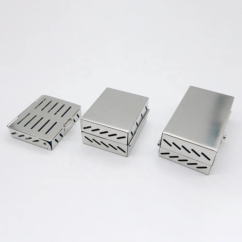 

SKYLUN Dental Implant Tool Box Stainless Steel Dentistry Implant Instruments Storage Case