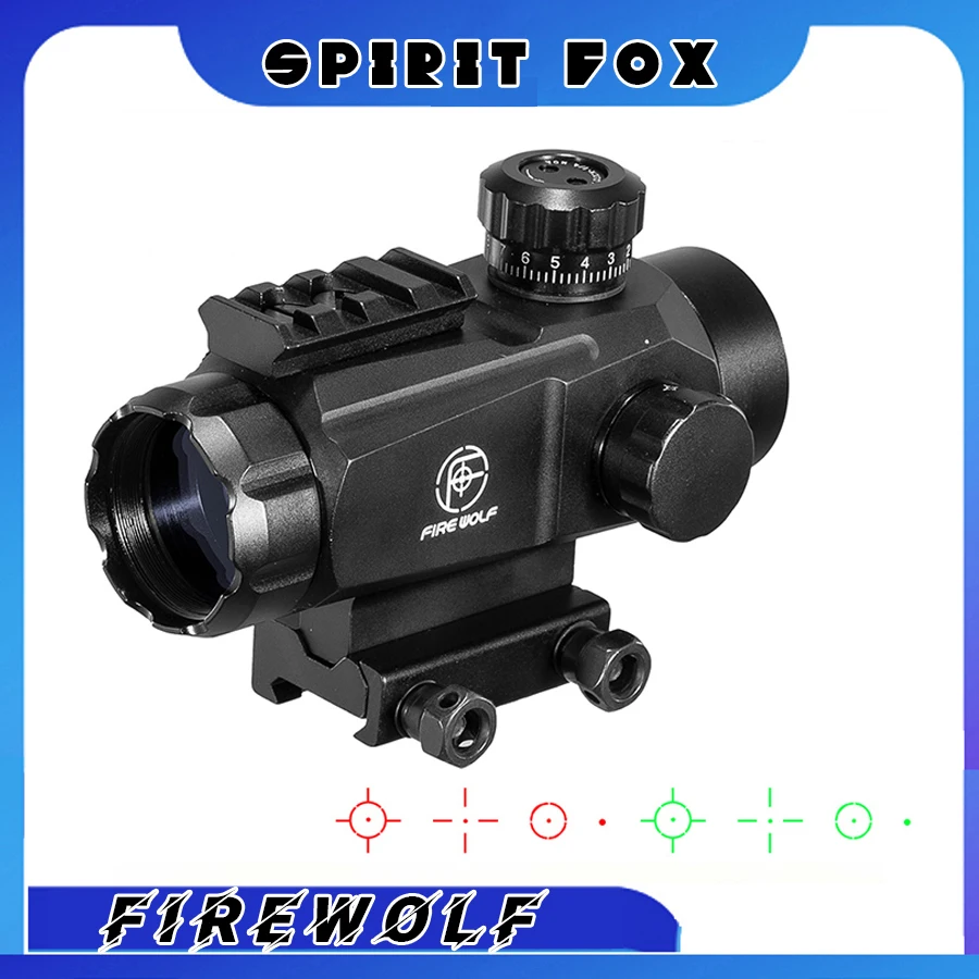 

Цельнометаллический прицел для телескопа с большой регулировкой 1X35 с внутренней красной точкой, четырехканальный прицел 20 мм для охоты и стрельбы