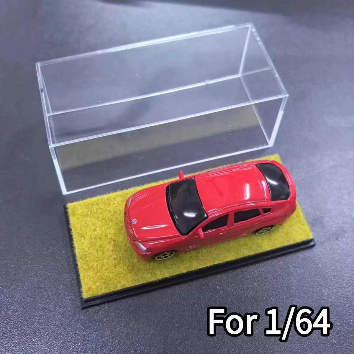 Caja de Exhibición Acrílica para Modelos a Escala 1:64 1:87 Tomica Bburago Spark Minichamps, Diorama DIY, Figuras en Miniatura, Juguetes