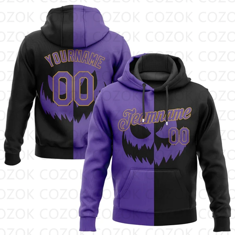 Customized Hoodie Smile pattern Color Jersey 3D Printed  Unisex Pullovers Hoodie Casual Sweatshirts