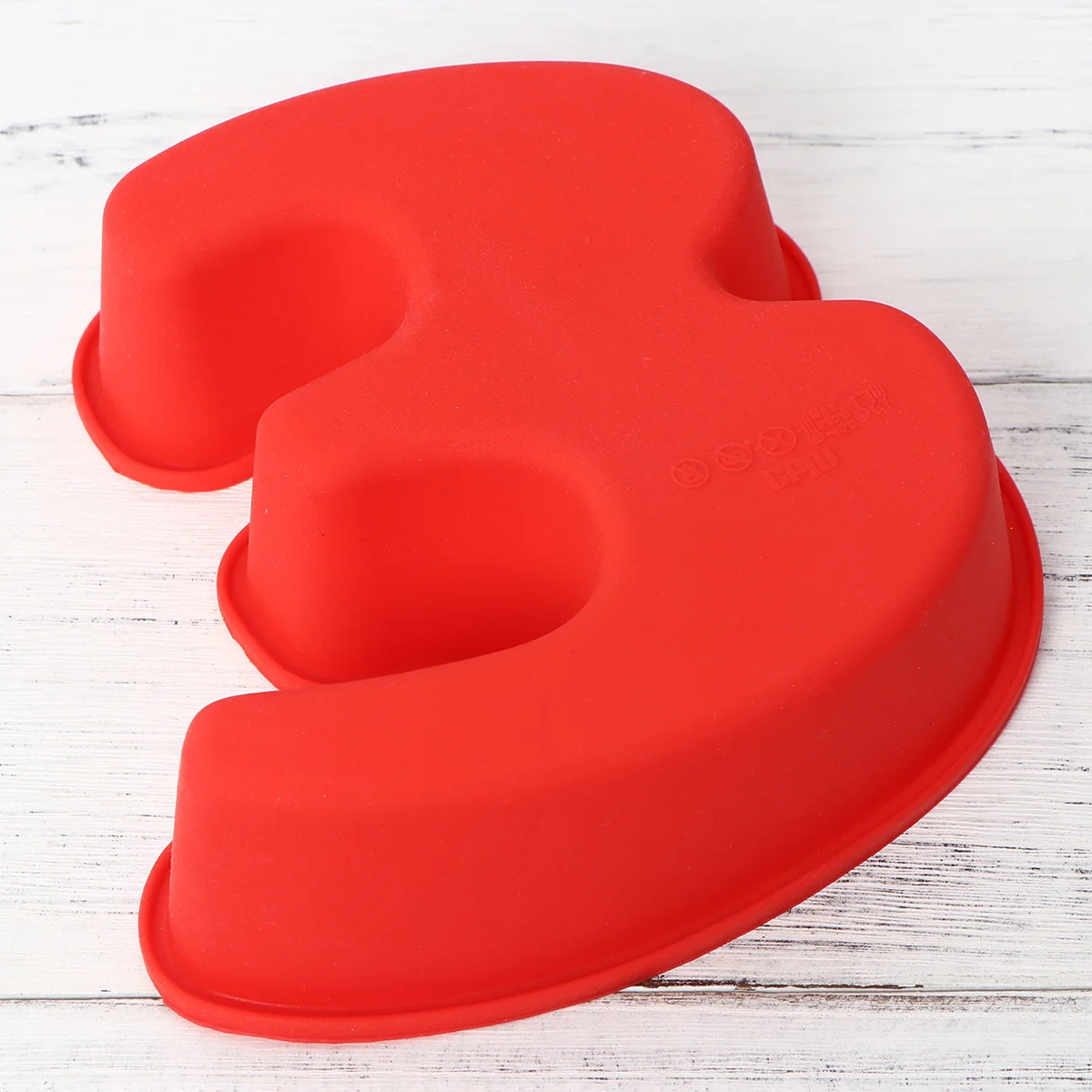 

9 pcs Silicone Digital Cake Mold 0-8 Number Shape Nonstick Reusable Baking Tool For Chocolate Dessert Decorating Red Home Decor