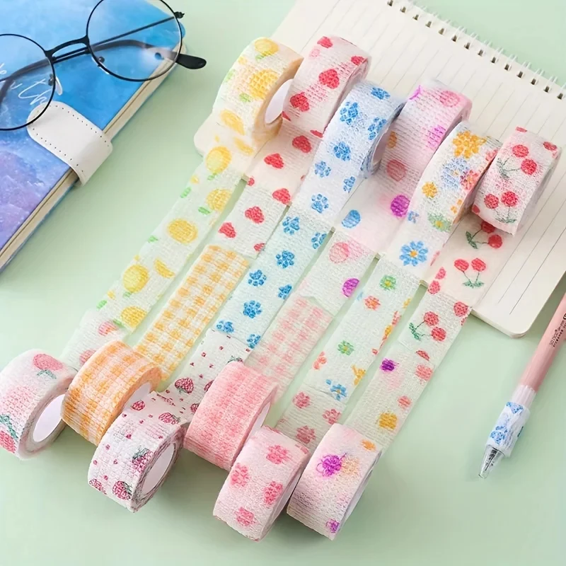 12/20/30pcs Colorful Non-Woven Elastic Self-Adhesive Finger Protection Tapes for Sports Crafts Wrist Hand Support Flexible Tape image 2
