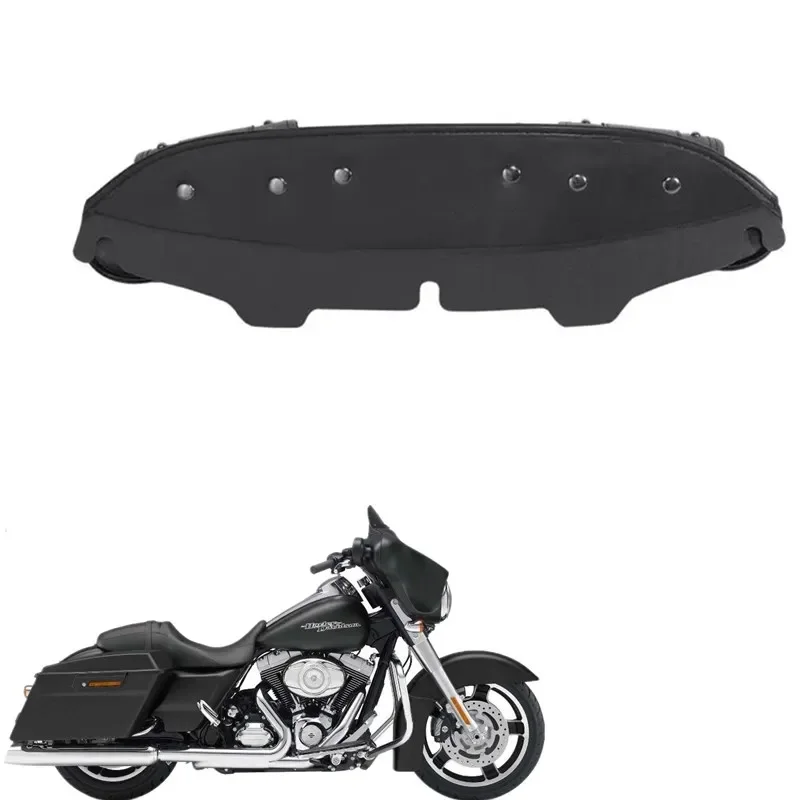 MOTO For Harley Touring Electra Steet Glide FLHT FLHX FLHTK 1996-2013 Motorcycle Acsessories Windshield Bags Tri Pouch 3 Pocket