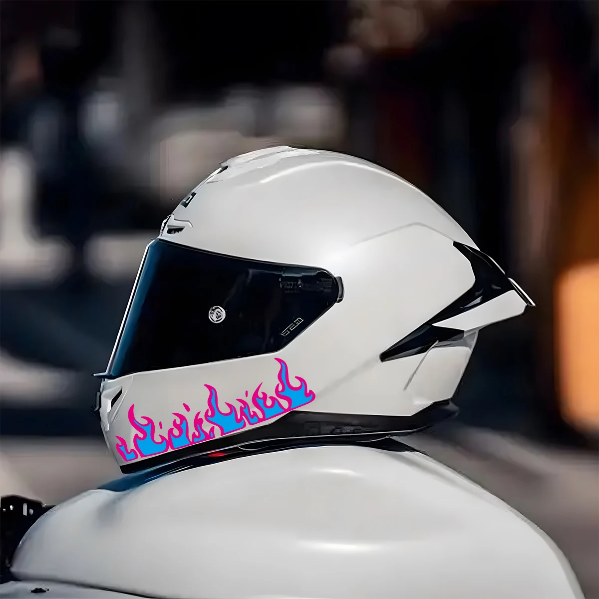 Flame Waterproof Vinyl Sticker Decal DIY Decor Accessory For Motorcycle Car Helmet Fuel Tank Laptop Auto Exterior Styling Decal